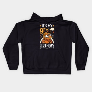 9th Birthday Fish Kids Hoodie